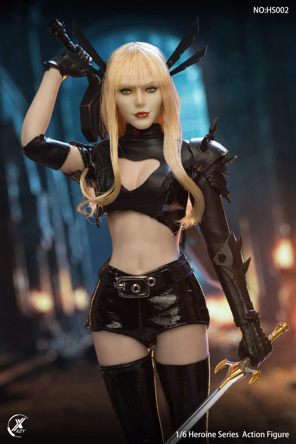 Fantasy - NEW PRODUCT: X2Y TOYS: 1/6 Heroine Series - Mysterious Female Warrior from Hell Double-Headed Female Doll # HS002 11195511