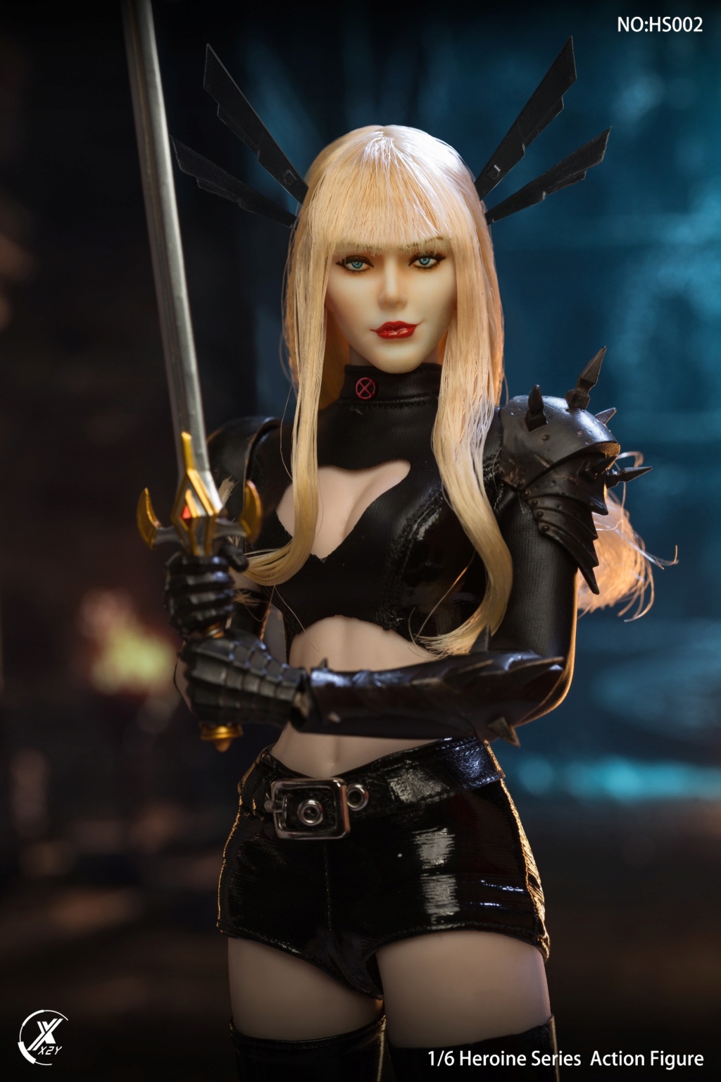 Female - NEW PRODUCT: X2Y TOYS: 1/6 Heroine Series - Mysterious Female Warrior from Hell Double-Headed Female Doll # HS002 11200011