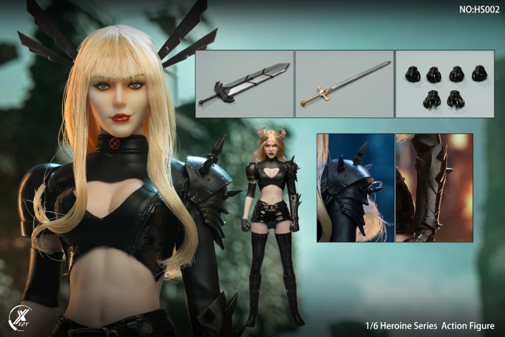 Fantasy - NEW PRODUCT: X2Y TOYS: 1/6 Heroine Series - Mysterious Female Warrior from Hell Double-Headed Female Doll # HS002 11201111