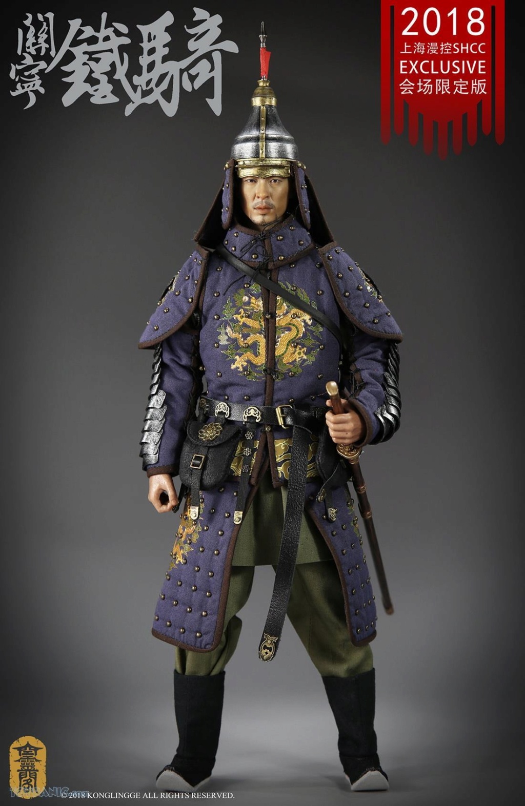 Exclusive - NEW PRODUCT: 1/6 Ming Dynasty series SHCC2018 Version Guan Ning Cavalry  From Kong Ling Ge  Code: KLG-R016 11220111