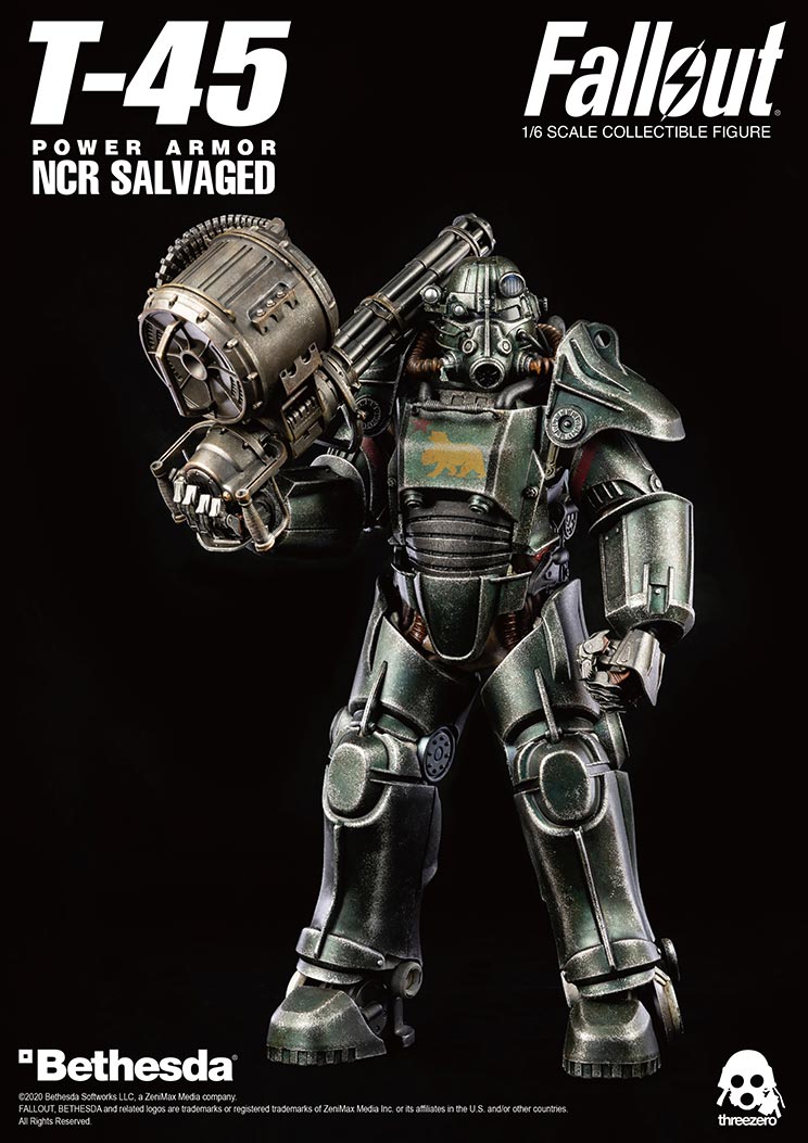 T-45 - NEW PRODUCT: Threezero: 1/6 scale Fallout T-45 NCR Salvaged Power Armor 11325