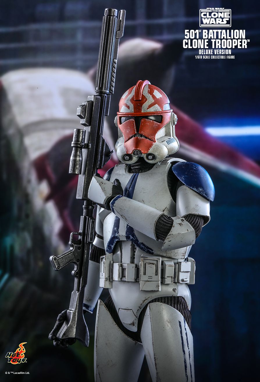 animatedseries - NEW PRODUCT: HOT TOYS: STAR WARS: THE CLONE WARS™ 501ST BATTALION CLONE TROOPER™ (DELUXE VERSION) 1/6TH SCALE COLLECTIBLE FIGURE 11331