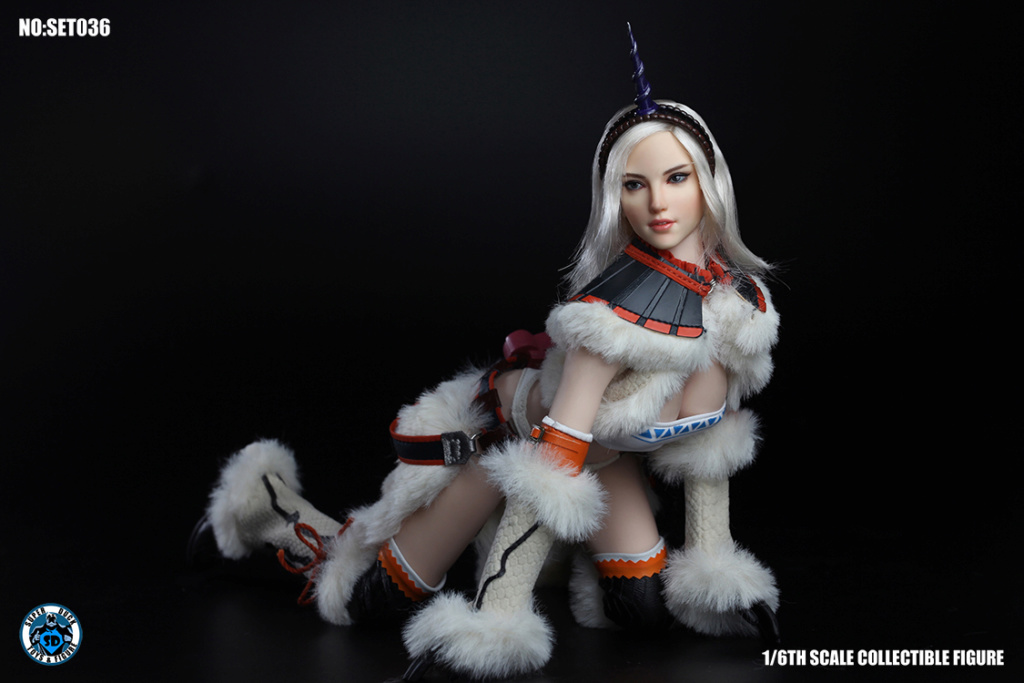 female - NEW PRODUCT: SUPER DUCK New: 1/6 Cosplay Series - SET036 Sexy Huntress Dress Edition Set 1136