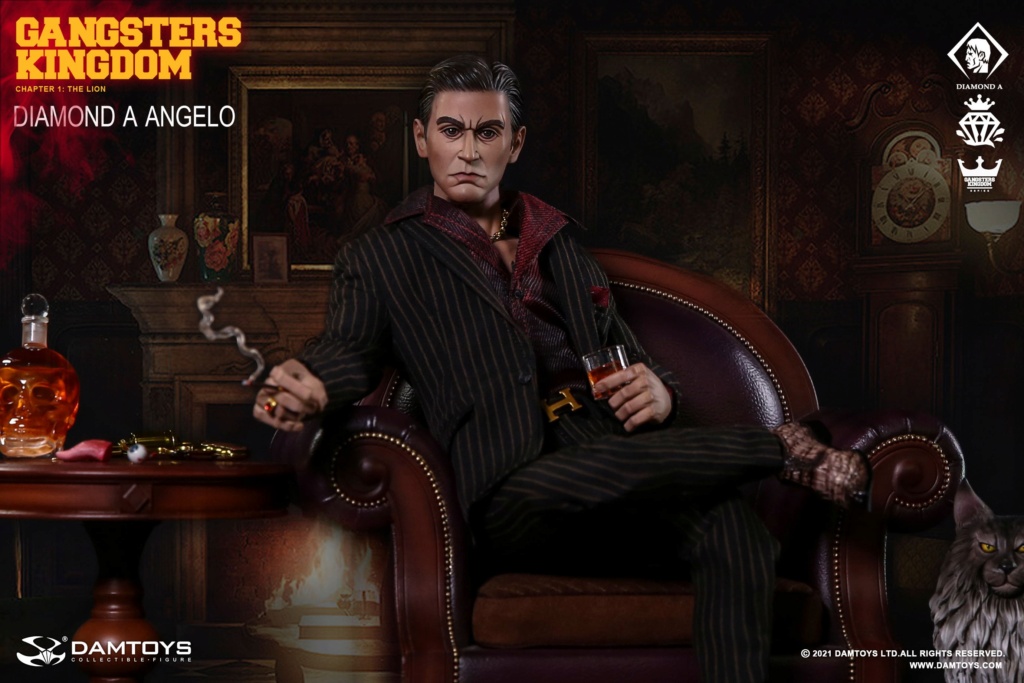 GangsterKingdom - NEW PRODUCT: DAMTOYS: 1/6 Gangster Kingdom-----Cube A ANGELO Action Figure (including limited hidden edition)# GK023 11402710