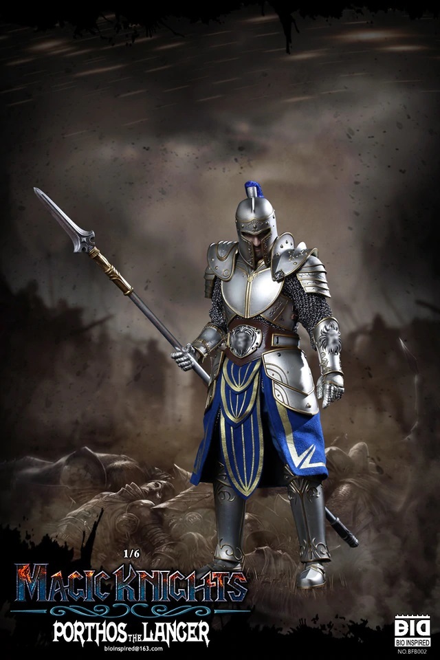 NEW PRODUCT: BIO INSPIRED: MAGIC KNIGHTS SERIES - PORTHOS THE LANCER 1/6 SCALE ACTION FIGURE NO. BFB002 11406