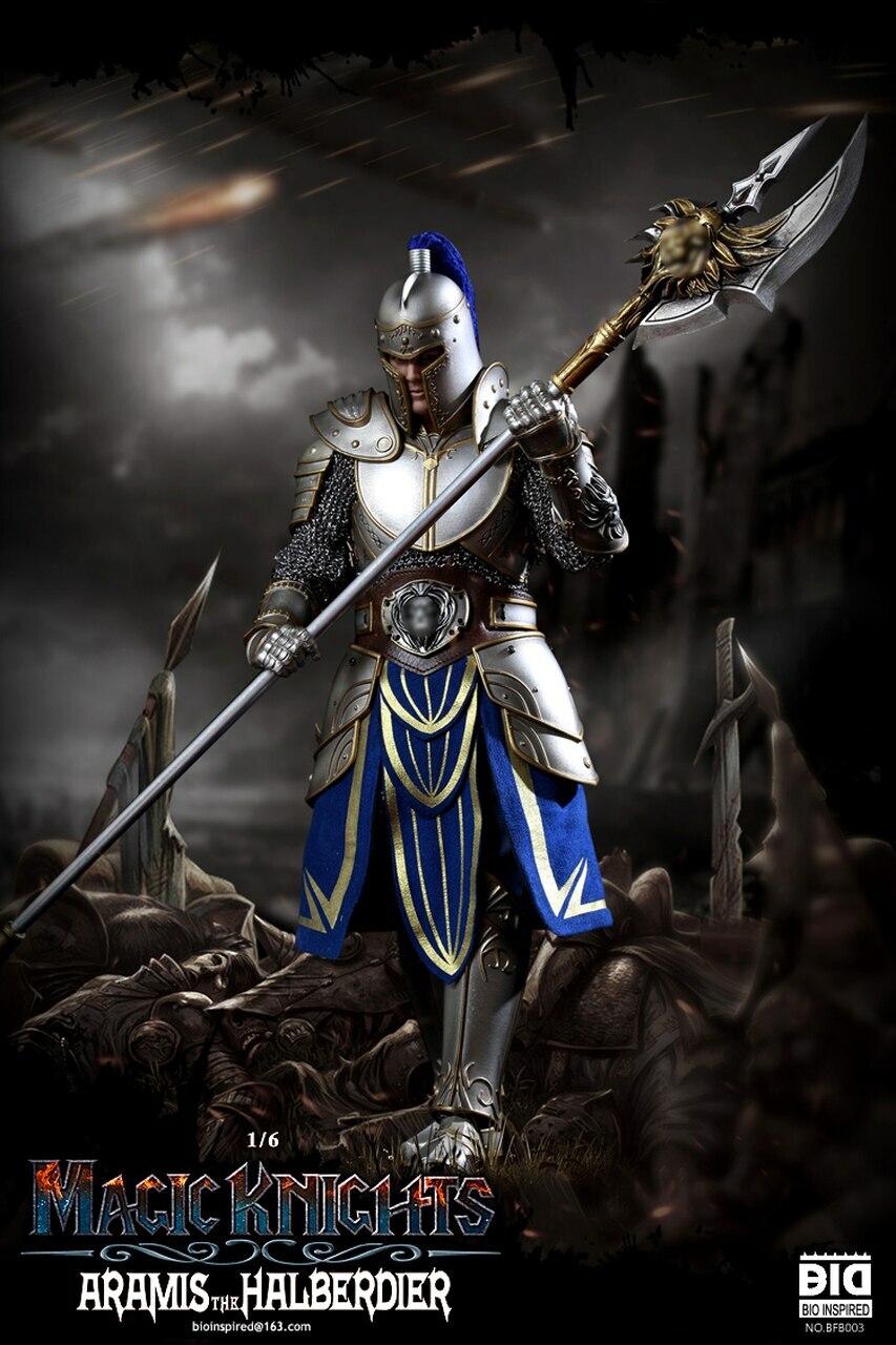 VideoGame-Based - NEW PRODUCT: BIO INSPIRED: MAGIC KNIGHTS SERIES - ARAMIS THE HALBERDIER 1/6 SCALE ACTION FIGURE NO. BFB003 11408