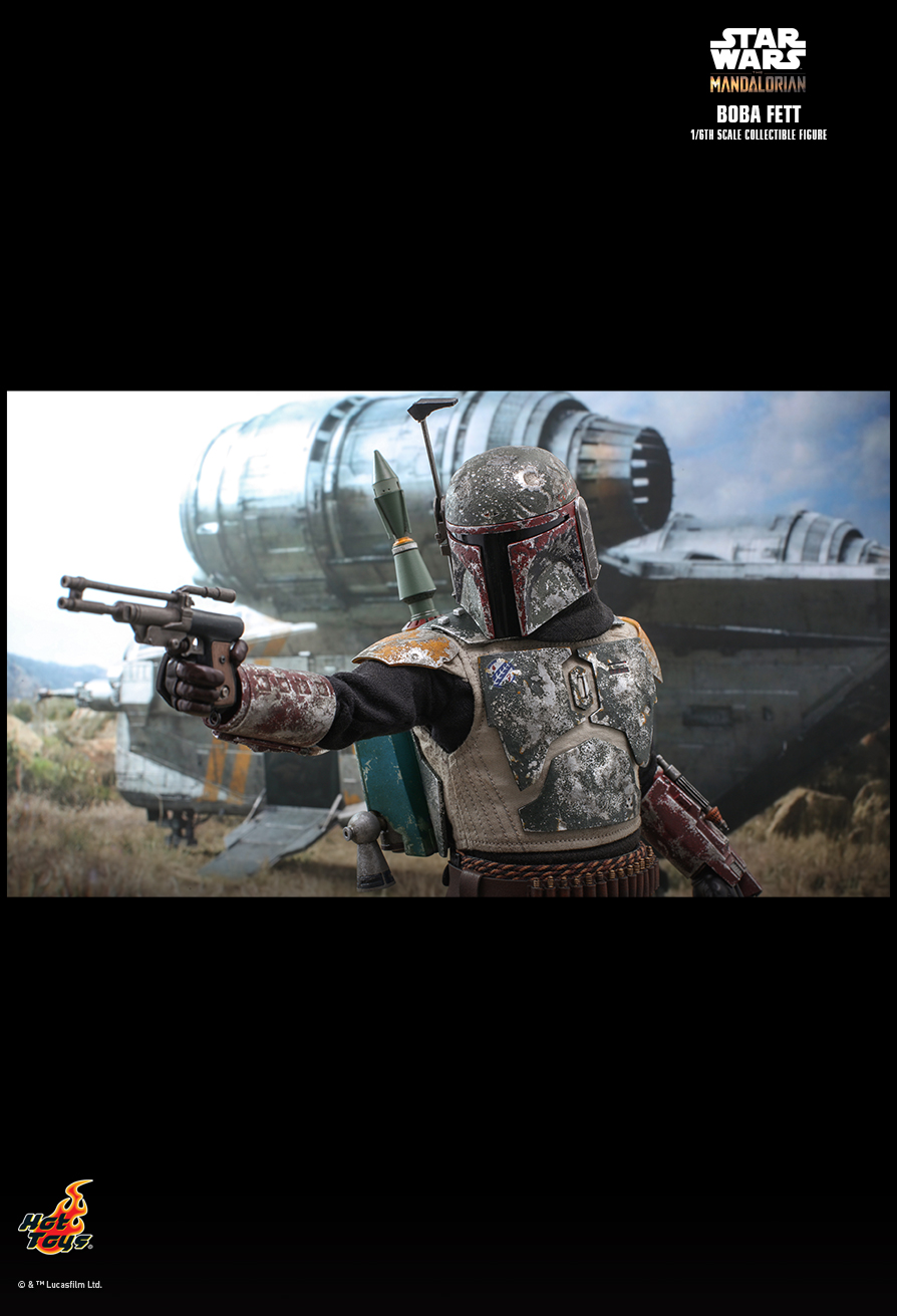 NEW PRODUCT: HOT TOYS: STAR WARS: THE MANDALORIAN™ BOBA FETT™ 1/6TH SCALE COLLECTIBLE FIGURE (STANDARD & DELUXE) 11432