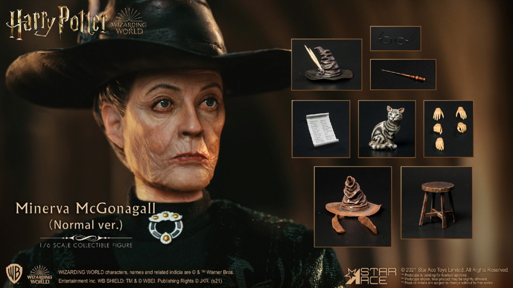 NEW PRODUCT: Star Ace Toys: 1/6 Harry Potter-McGonagall Education Assistance [Single Version, Deluxe Version, Professor's Desk Accessories] 11432010