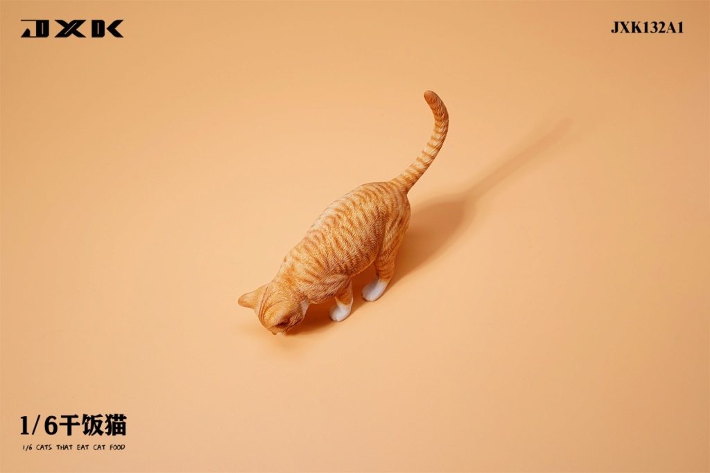 feeding - NEW PRODUCT: JXK Studio: 1/6 scale Cat eating food JXK132  11435110