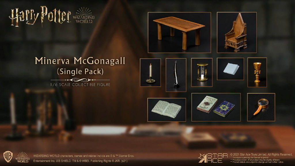 NEW PRODUCT: Star Ace Toys: 1/6 Harry Potter-McGonagall Education Assistance [Single Version, Deluxe Version, Professor's Desk Accessories] 11444210