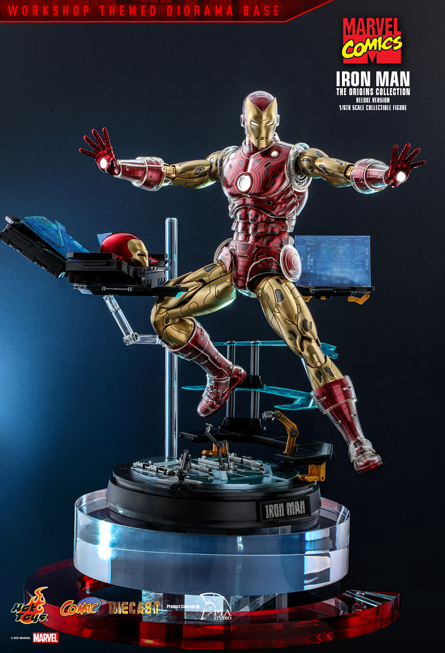 Ironman - NEW PRODUCT: HOT TOYS: MARVEL COMICS IRON MAN [THE ORIGINS COLLECTION] 1/6TH SCALE COLLECTIBLE FIGURE (STANDARAD & DELUXE) 11463