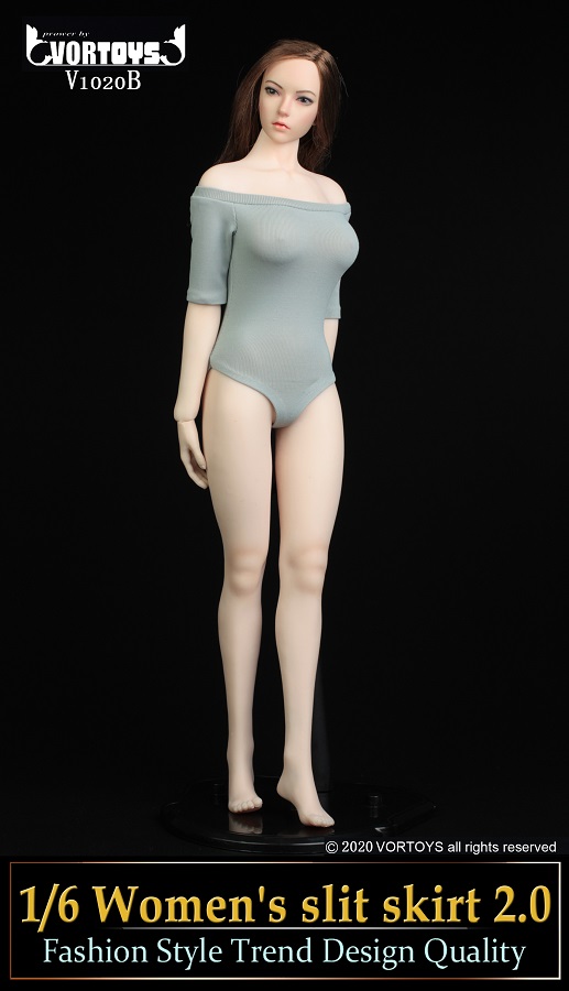 accessory - NEW PRODUCT: VORTOYS: 1/6 Women's One Piece Slit Skirt (V1019) & Women's High Slit Long Wrap Skirt Set (V1020) 11473712