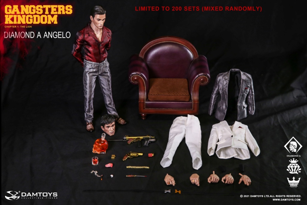 NEW PRODUCT: DAMTOYS: 1/6 Gangster Kingdom-----Cube A ANGELO Action Figure (including limited hidden edition)# GK023 11492010