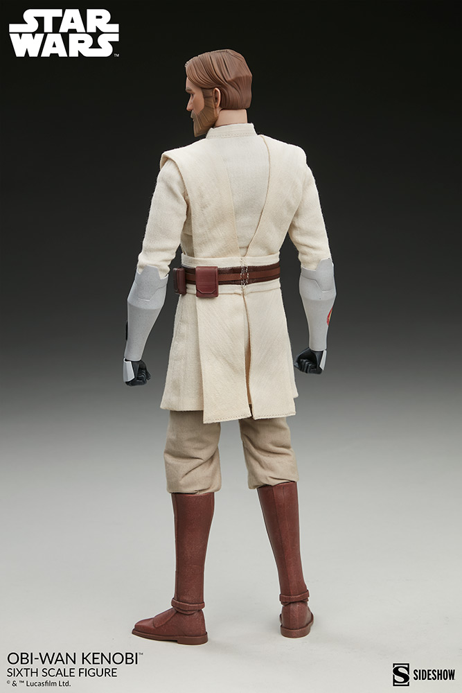 NEW PRODUCT: Sideshow Collectibles: 1/6 scale The Clone Wars Animated Series: Anakin Skywalker & Obi-Wan Kenobi action figures 11522