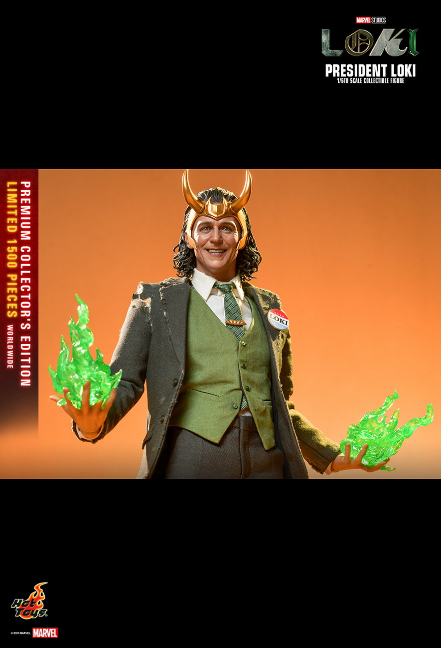 NEW PRODUCT: HOT TOYS: LOKI PRESIDENT LOKI PREMIUM COLLECTOR'S EDITION 1/6TH SCALE COLLECTIBLE FIGURE 11608