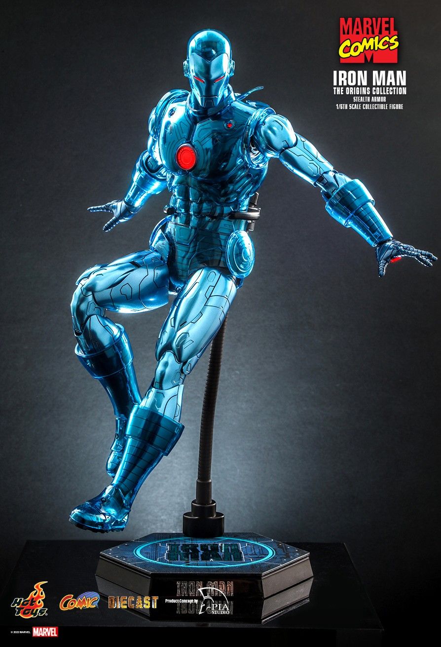NEW PRODUCT: HOT TOYS: MARVEL COMICS IRON MAN (STEALTH ARMOR) [THE ORIGINS COLLECTION] 1/6TH SCALE COLLECTIBLE FIGURE 11750