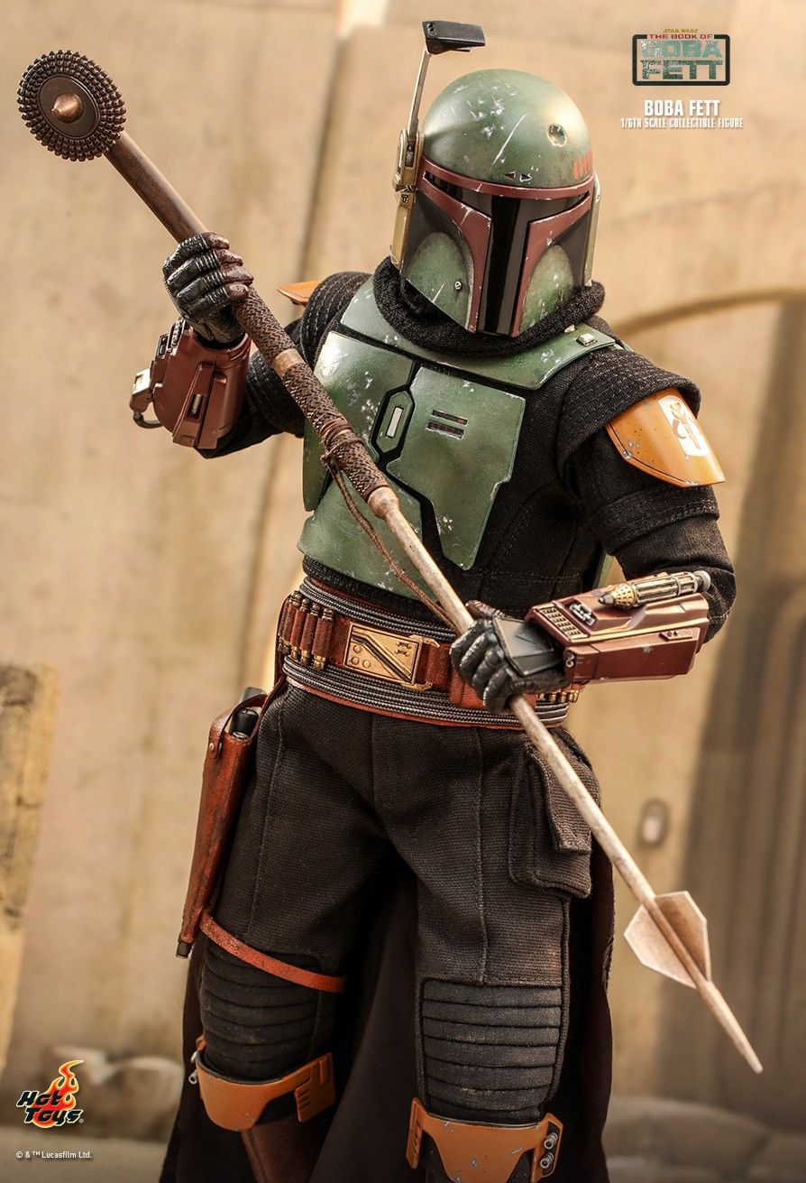 NEW PRODUCT: HOT TOYS: STAR WARS: THE BOOK OF BOBA FETT: BOBA FETT 1/6TH SCALE COLLECTIBLE FIGURE 11759