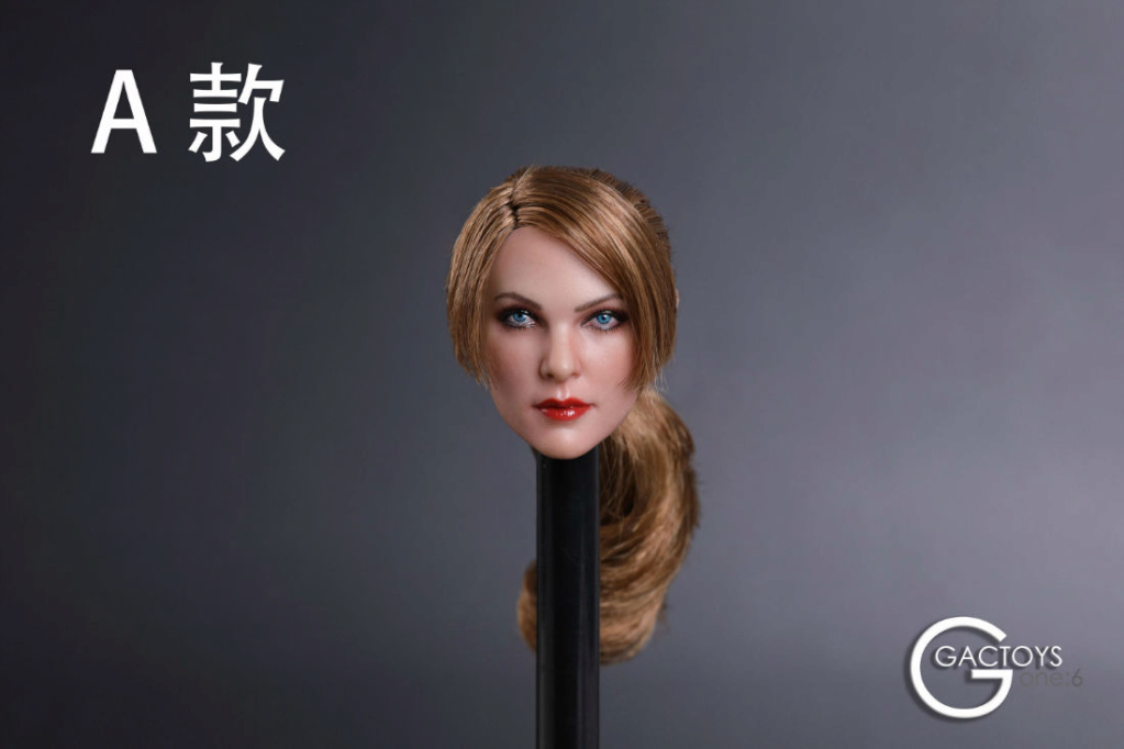 GACToys - NEW PRODUCT: GACTOYS new product: 1/6 European and American cold female head carving [A, B, C, D, E, F. 6 models] (#GC019) 119