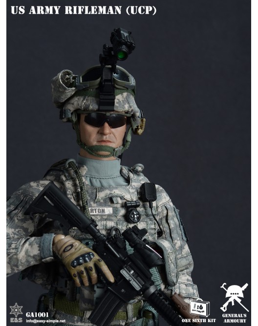 ModernMilitary - NEW PRODUCT: General's Armoury: GA1001 1/6 Scale US ARMY Rifleman (UCP) 12-52821