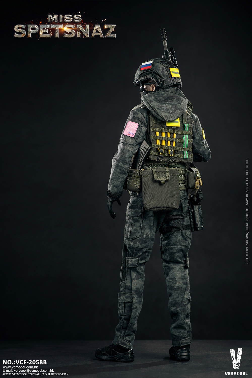MissSpetsnaz2 - NEW PRODUCT: VERYCOOL: 1/6 MCB Camouflage - Russian Special Warfare Women's #VCF-2058A Black Vest/VCF-2058B Green Vest 12013110