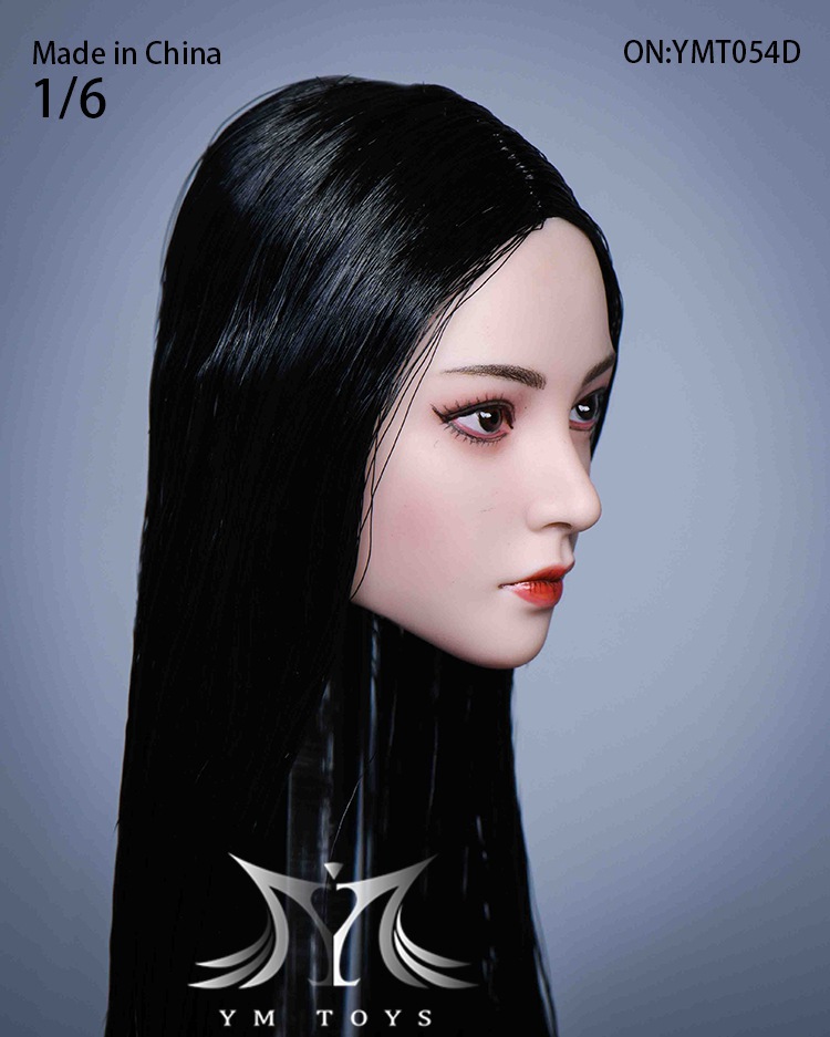 Female - NEW PRODUCT: YMTOYS: 1/6 Hair transplant female head carving YMT054 Xihe Lolita female head carving taro YMT053 12075810