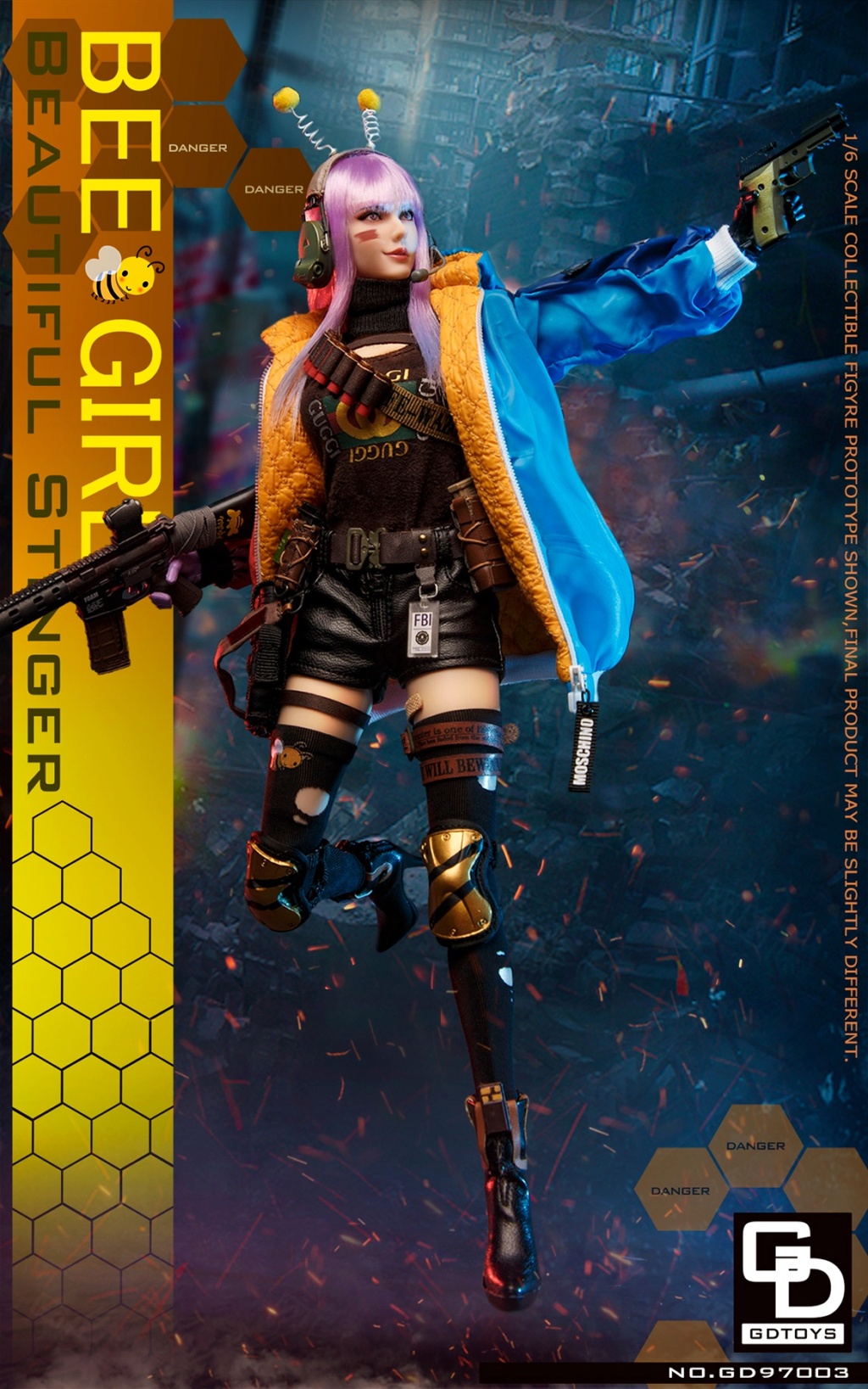 NEW PRODUCT: GDTOYS: 1/6 Doomsday Bee Girl Beautiful Stinger NO. GD97003 12125510