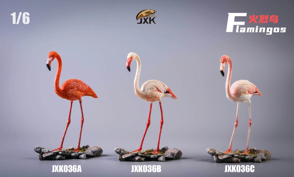 bird - NEW PRODUCT: JXK: 1/6 Bird Series～Flamingo JXK036 Static Animal Decoration Model 12185011