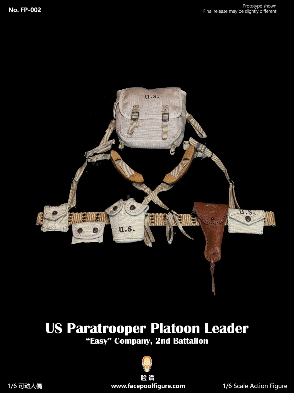 cableTV-based - NEW PRODUCT: FACEPOOLFIGURE: 1/6 WWII US Airborne Division E Company Captain FP002# 12200310