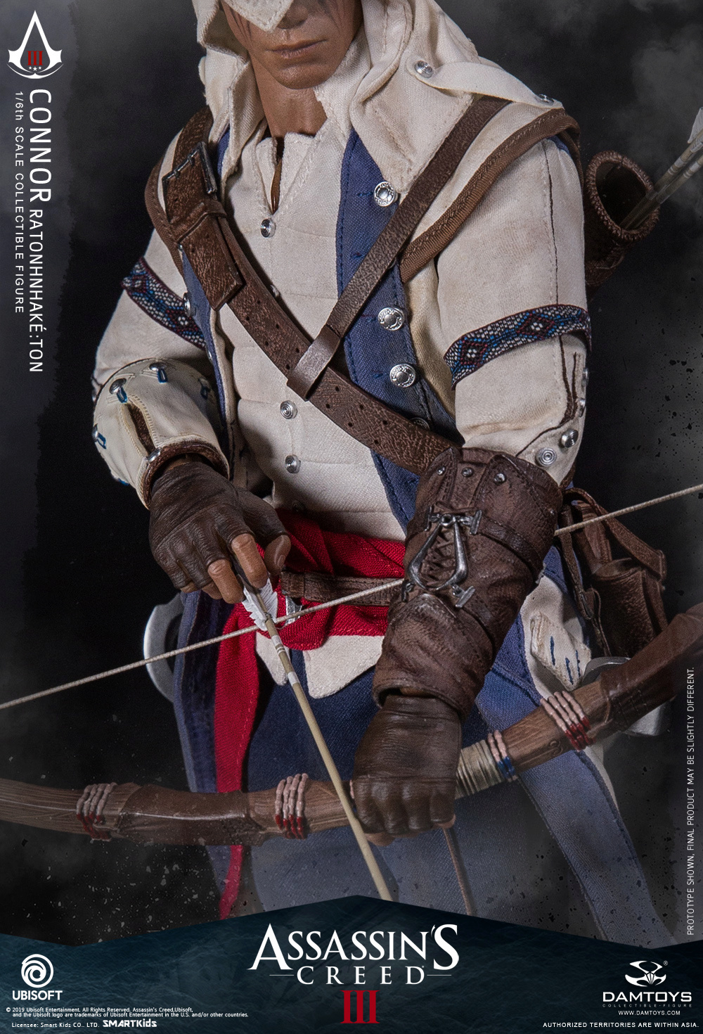 assassin - NEW PRODUCT: DAMTOYS: 1/6 Ubisoft classic game "Assassin's Creed III" - Connor movable doll DMS010 12213110