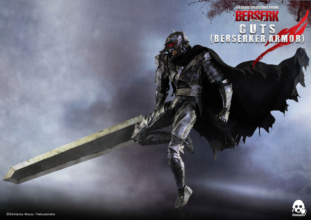 Berserk - NEW PRODUCT: THREEZERO: BERSERK GUTS BERSERKER ARMOR 1/6 SCALE ACTION FIGURE 12214