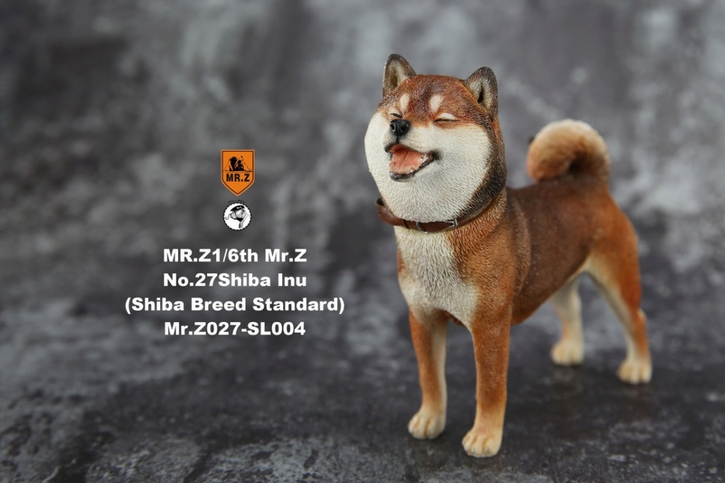 Dog - NEW PRODUCT: Mr.Z New: 1/6 Simulation Animal Model 27th - Japanese Shiba Inu (2 sets of new color matching - interchangeable head) 12215710