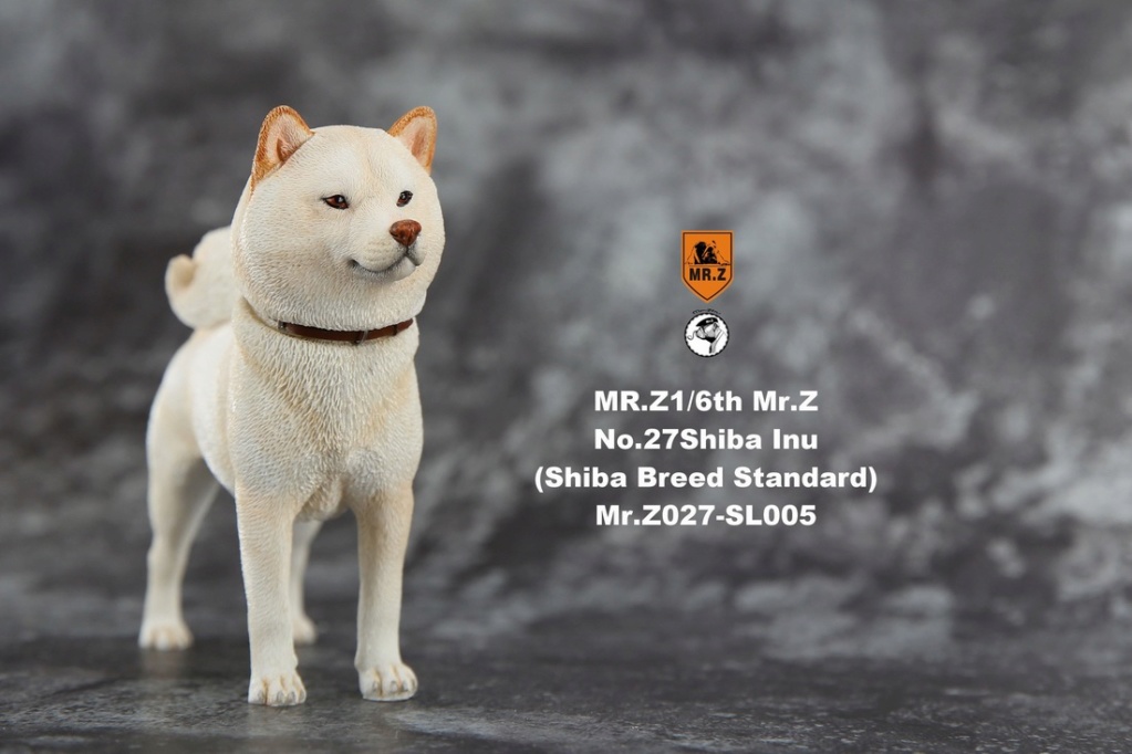 Dog - NEW PRODUCT: Mr.Z New: 1/6 Simulation Animal Model 27th - Japanese Shiba Inu (2 sets of new color matching - interchangeable head) 12232310