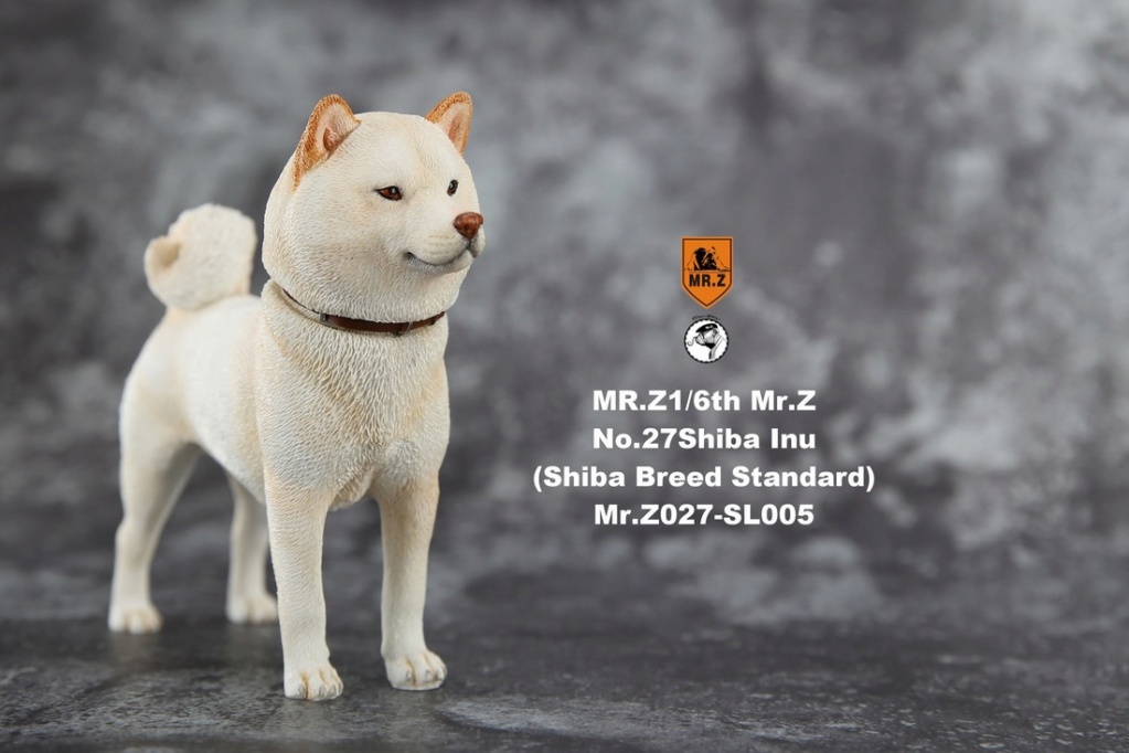 Dog - NEW PRODUCT: Mr.Z New: 1/6 Simulation Animal Model 27th - Japanese Shiba Inu (2 sets of new color matching - interchangeable head) 12232311