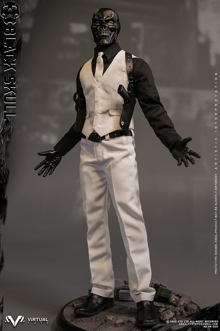 VTSToys - NEW PRODUCT: VTS TOYS:1/6 Collectible Figure- Black Skull 12241