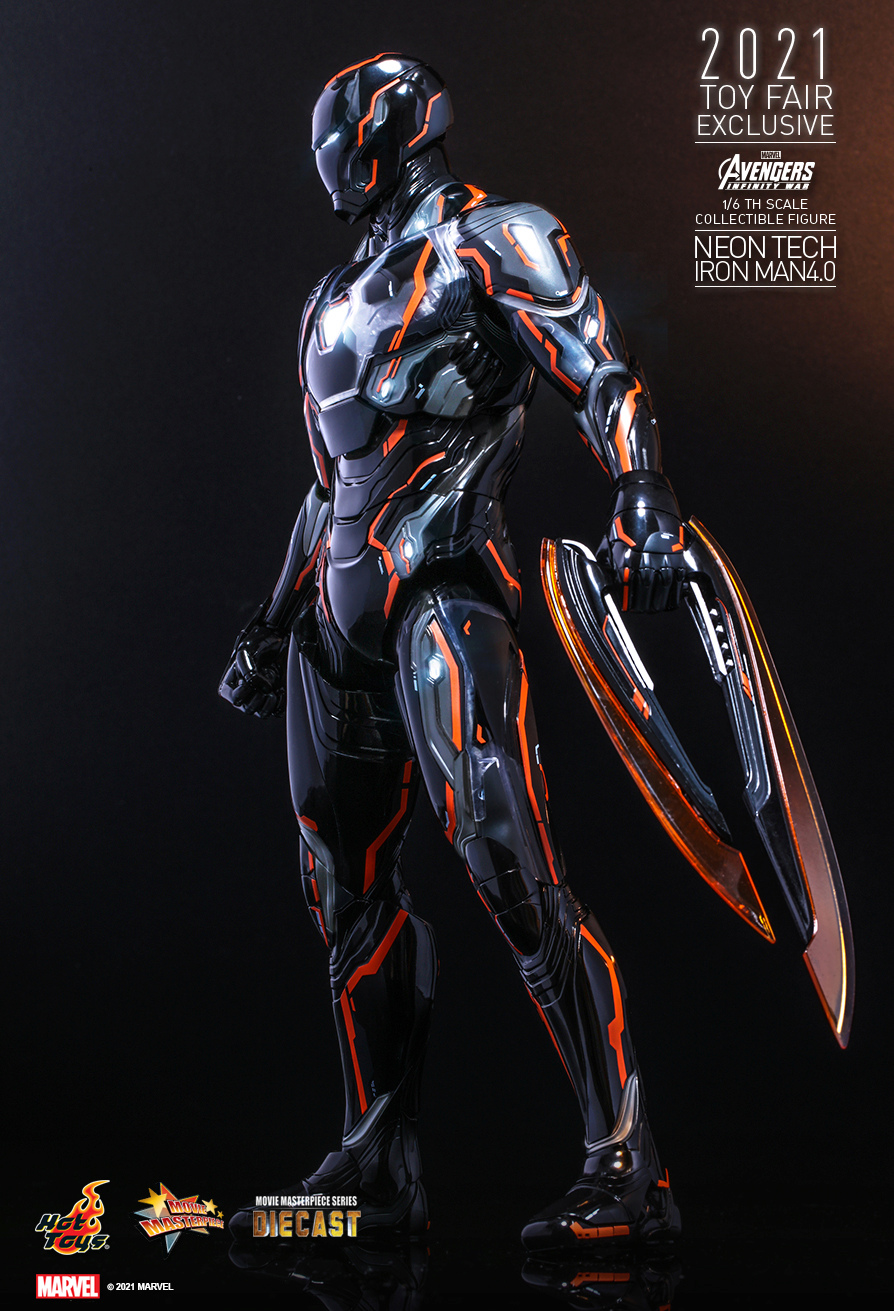 NeonTechIronMan4 - NEW PRODUCT: HOT TOYS: AVENGERS: INFINITY WAR NEON TECH IRON MAN 4.0 1/6TH SCALE COLLECTIBLE FIGURE 12332