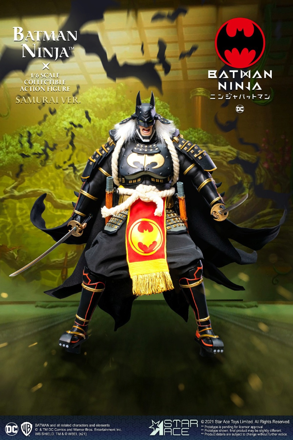 NEW PRODUCT: Star Ace Toys: 1/6 "Batman Ninja"-BATMAN Batman 2.0 Samurai Edition/Deluxe Edition/Horse 12365010