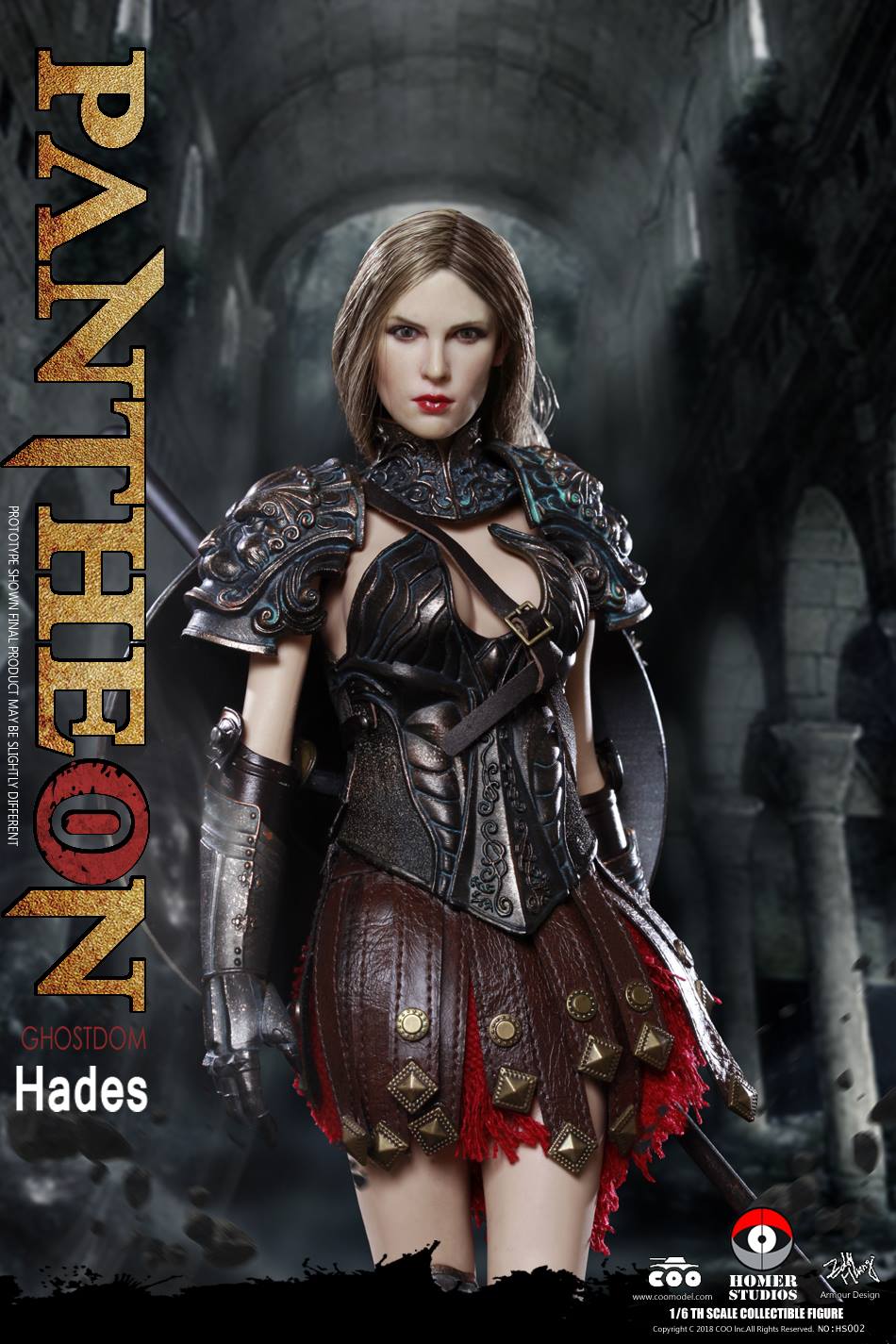 Female - NEW PRODUCT: COO MODEL X HOMER 1/6th scale PANTHEON - Hades Goddess of the Underworld 12" Figure 1248