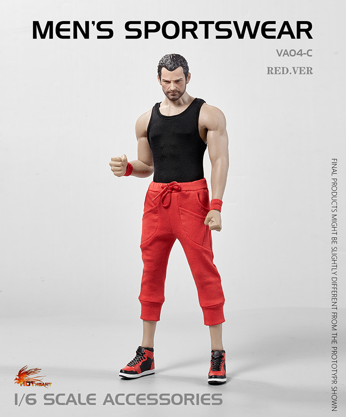 NEW PRODUCT: Hot Heart: 1/6 series men's sports and leisure wear three colors (for strong rubberized body VA04#) 12543811