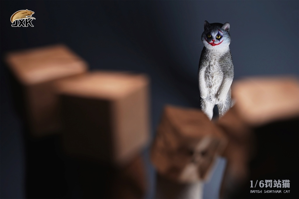 feline - NEW PRODUCT: JXK Studio: 1/6 Punishment Cat (British Shorthair) GK Animal Model #JXK084 13114810