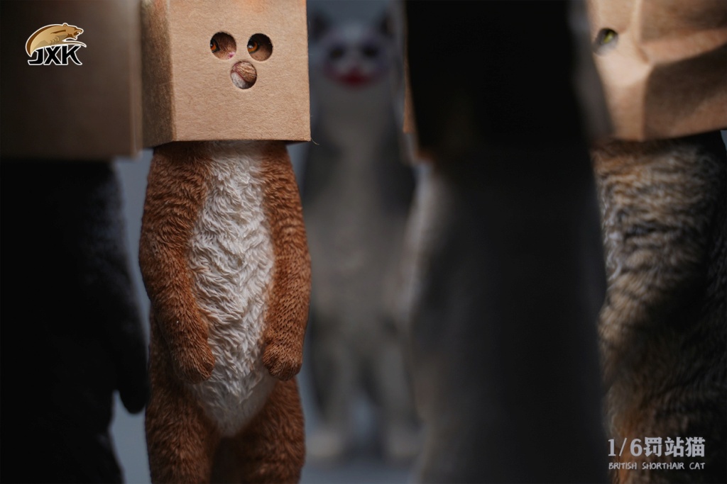 feline - NEW PRODUCT: JXK Studio: 1/6 Punishment Cat (British Shorthair) GK Animal Model #JXK084 13114910