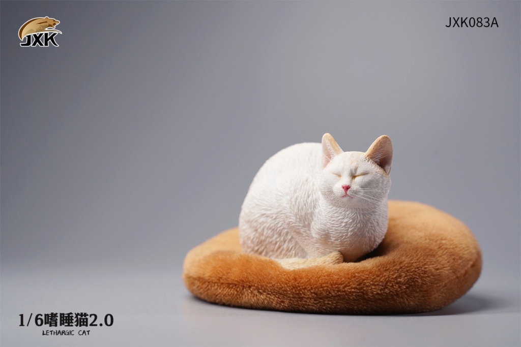 feline - NEW PRODUCT: JXK Studio: 1/6 Sleepy Cat 2.0 JXK083 Pet Static Model Figure 13175111