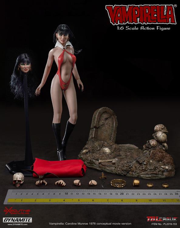 horror-comic - NEW PRODUCT: TBLeague: Vampirella (Caroline Munro 50th Anniversary Edition) 1/6 Scale Exclusive Figure 13186