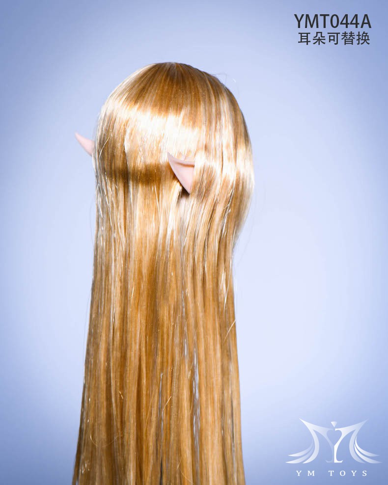 elf - NEW PRODUCT: YMTOYS: 1/6 hair transplant female head carving wizard 2.0 YMT044 blue 13221411