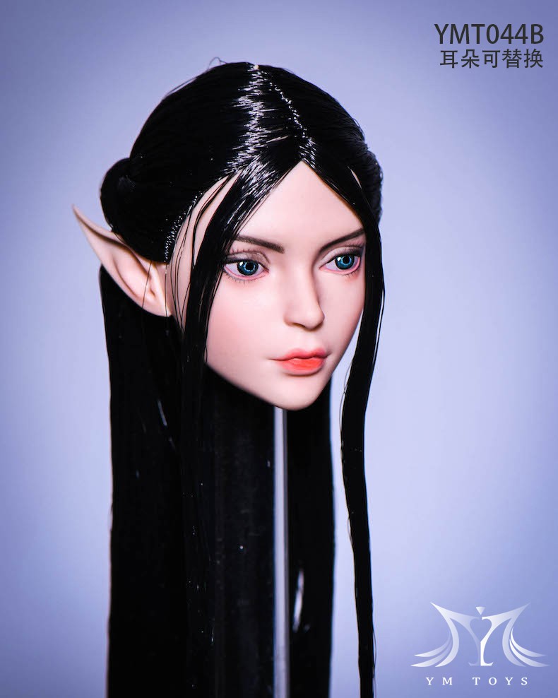 Wizard - NEW PRODUCT: YMTOYS: 1/6 hair transplant female head carving wizard 2.0 YMT044 blue 13221412