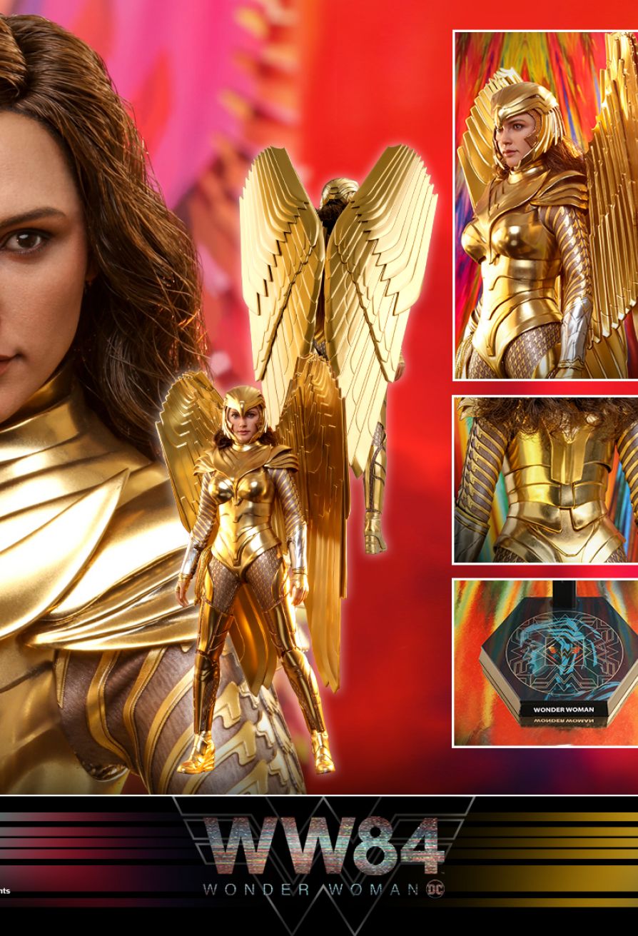 movie - NEW PRODUCT: HOT TOYS: WONDER WOMAN 1984: GOLDEN ARMOR WONDER WOMAN 1/6TH SCALE COLLECTIBLE FIGURE (Standard & Deluxe Versions) 13222