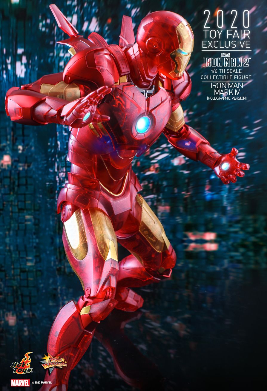 Hot toys Iron Man 2 - 1/6th scale Iron Man Mark IV (Holographic Version) Collectible Figure 13230