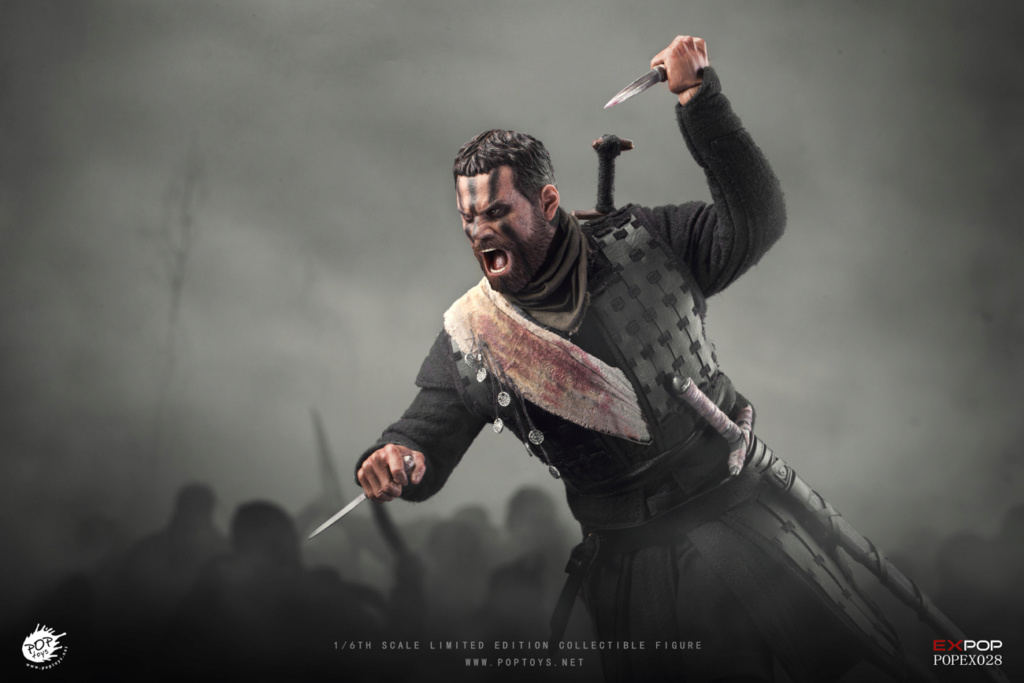 male - NEW PRODUCT: POPTOYS: 1/6 Movie Series - Scottish Majestic Macbeth [Double-headed Carving] Movable (# EX028) 13230410