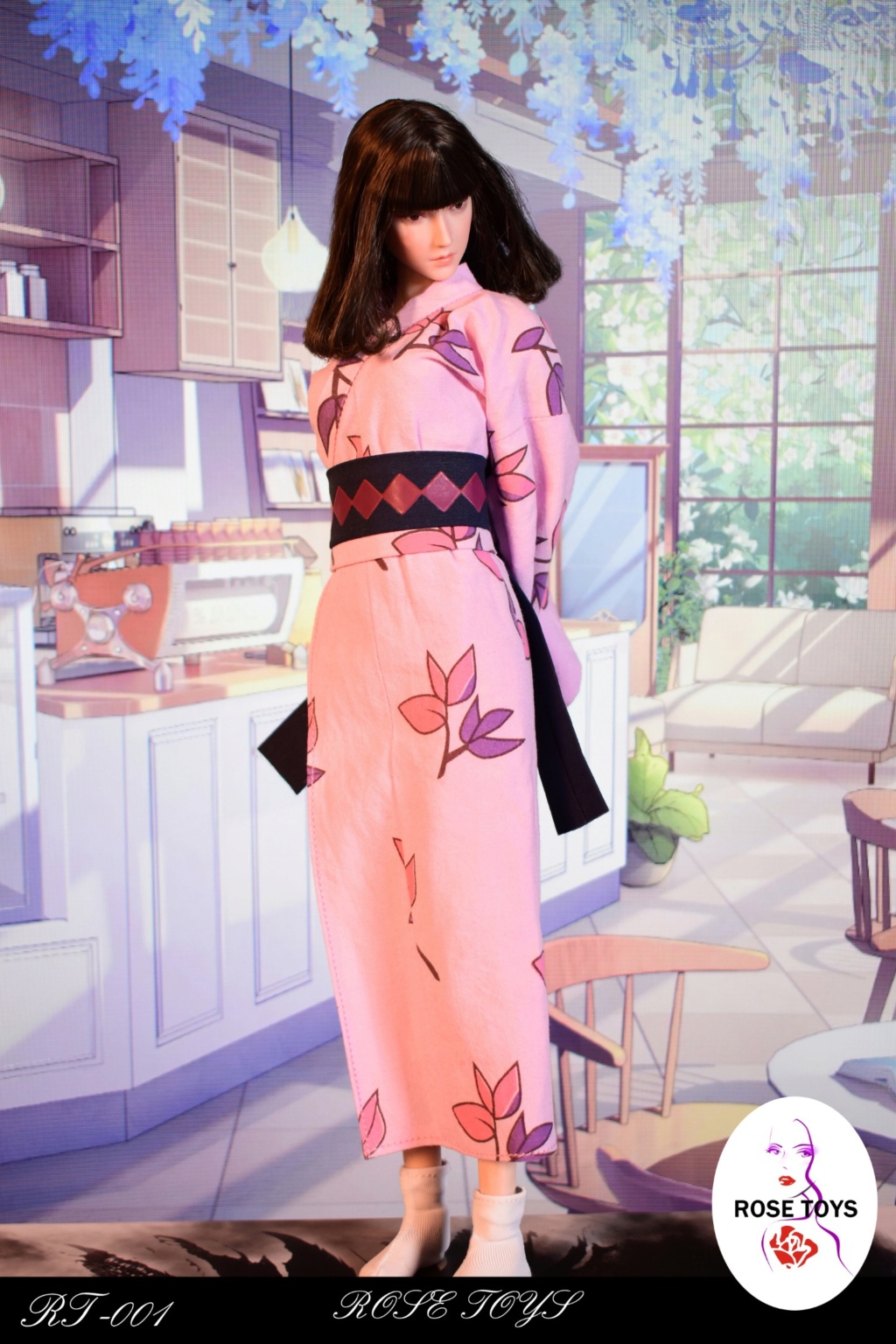 NEW PRODUCT: ROSE TOYS: 1/6 SLAM Girl Kimono Haruko Action Figure #RT001 13305110
