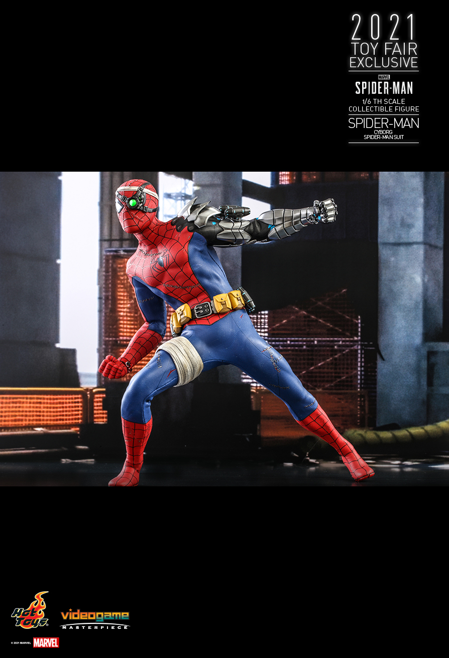 videogame - NEW PRODUCT: HOT TOYS: MARVEL'S SPIDER-MAN SPIDER-MAN (CYBORG SPIDER-MAN SUIT) 1/6TH SCALE COLLECTIBLE FIGURE 13314