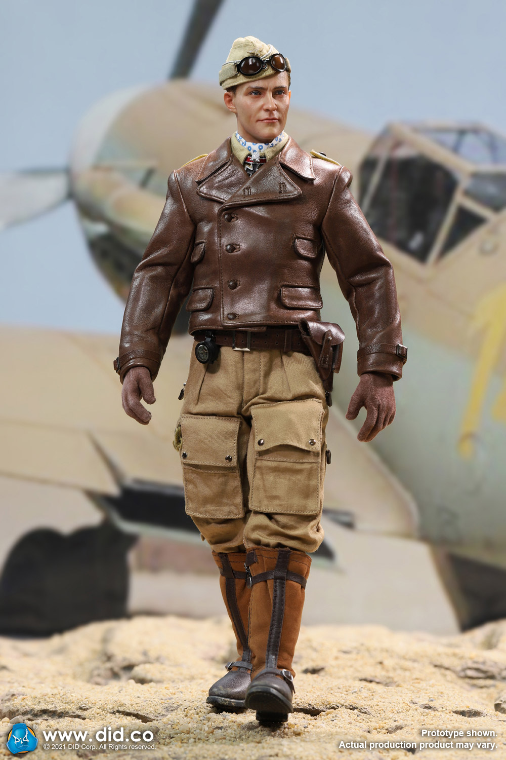 did - NEW PRODUCT: D80154 WWII German Luftwaffe Flying Ace “Star Of Africa” – Hans-Joachim Marseille & E60060  Diorama Of “Star Of Africa” 13345